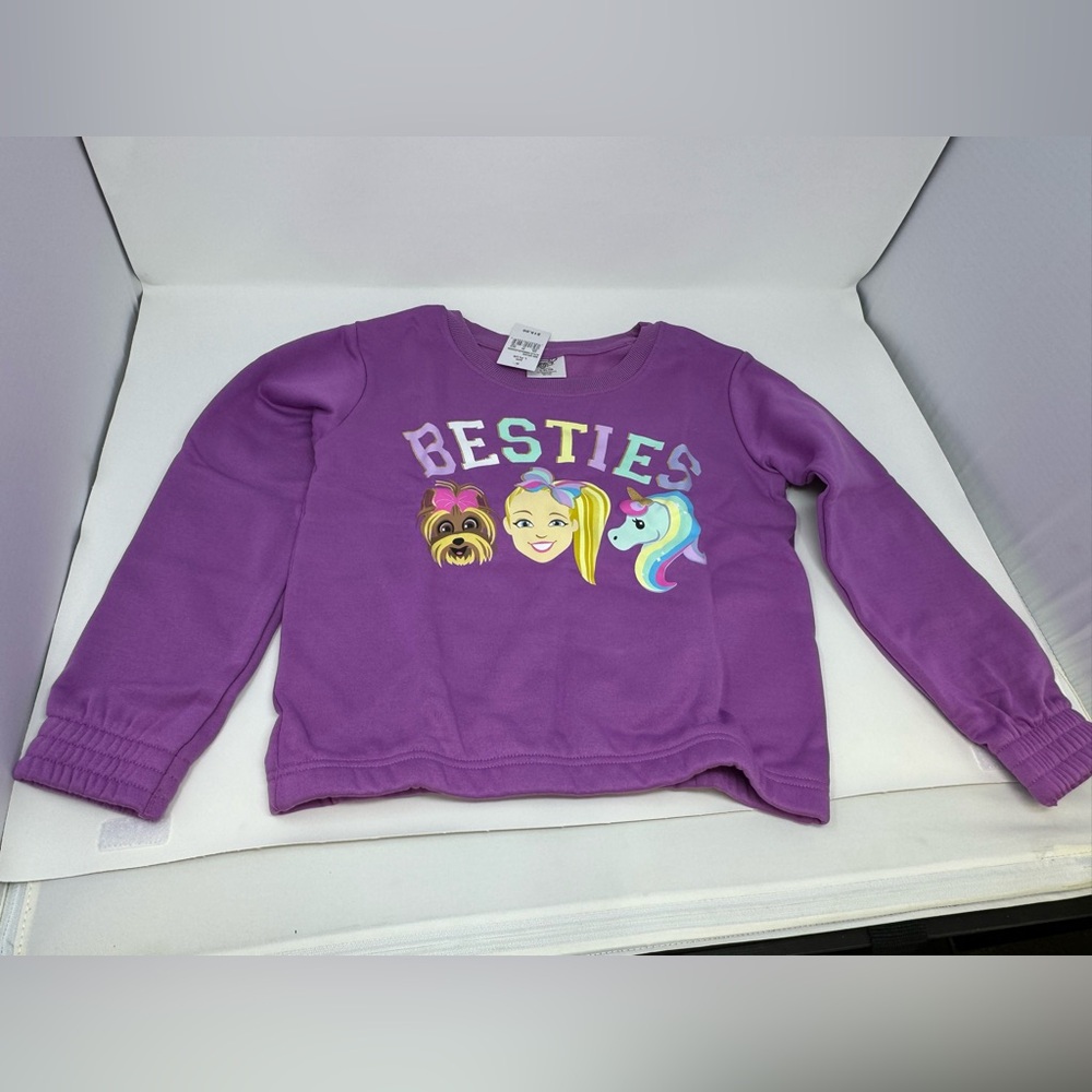 Jojo siwa girls fleece pullover sweatshirt